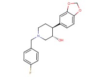(3S*,4S*)-4-(1,3-benzodioxol-5-yl)-1-(4-fluorobenzyl)piperidin-3-ol