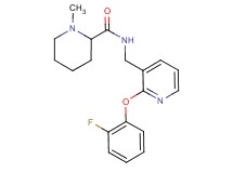 N-{[2-(2-fluorophenoxy)-3-pyridinyl]methyl}-1-methyl-2-piperidinecarboxamide