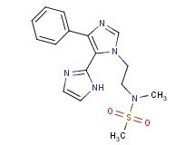 N-methyl-N-[2-(5'-phenyl-1H,3'H-2,4'-biimidazol-3'-yl)ethyl]methanesulfonamide