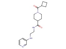 1-(cyclobutylcarbonyl)-N-[2-(3-pyridinylamino)ethyl]-4-piperidinecarboxamide