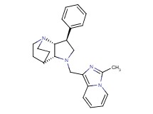 (2R*,3S*,6R*)-5-[(3-methylimidazo[1,5-a]pyridin-1-yl)methyl]-3-phenyl-1,5-diazatricyclo[5.2.2.0~2,6~]undecane