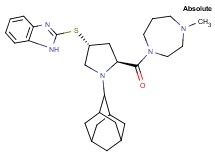 2-({(3R,5S)-1-(2-adamantyl)-5-[(4-methyl-1,4-diazepan-1-yl)carbonyl]-3-pyrrolidinyl}thio)-1H-benzimidazole