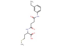 2-({4-[(3-ethylphenyl)amino]-4-oxobutanoyl}amino)-4-(methylthio)butanoic acid