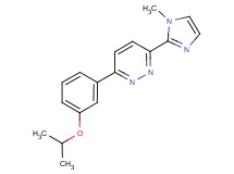 3-(3-isopropoxyphenyl)-6-(1-methyl-1H-imidazol-2-yl)pyridazine