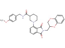 1-[2-(2,3-dihydro-1,4-benzodioxin-2-ylmethyl)-1,3-dioxo-2,3-dihydro-1H-isoindol-4-yl]-N-(4-methoxybenzyl)-3-piperidinecarboxamide