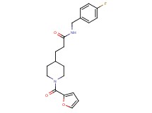 N-(4-fluorobenzyl)-3-[1-(2-furoyl)-4-piperidinyl]propanamide