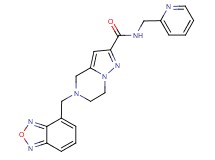 5-(2,1,3-benzoxadiazol-4-ylmethyl)-N-(pyridin-2-ylmethyl)-4,5,6,7-tetrahydropyrazolo[1,5-a]pyrazine-2-carboxamide