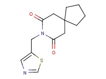 8-(1,3-thiazol-5-ylmethyl)-8-azaspiro[4.5]decane-7,9-dione