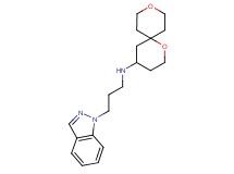 1,9-dioxaspiro[5.5]undec-4-yl[3-(1H-indazol-1-yl)propyl]amine