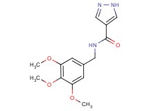 N-(3,4,5-trimethoxybenzyl)-1H-pyrazole-4-carboxamide