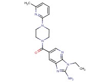 3-ethyl-6-{[4-(6-methylpyridin-2-yl)piperazin-1-yl]carbonyl}-3H-imidazo[4,5-b]pyridin-2-amine