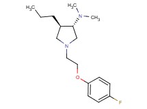 (3S*,4R*)-1-[2-(4-fluorophenoxy)ethyl]-N,N-dimethyl-4-propyl-3-pyrrolidinamine