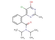 2-(5-chloro-6-hydroxy-2-methylpyrimidin-4-yl)-N,N-diisopropylbenzamide