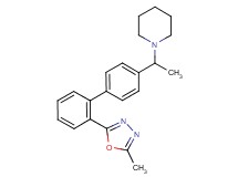 1-{1-[2'-(5-methyl-1,3,4-oxadiazol-2-yl)biphenyl-4-yl]ethyl}piperidine