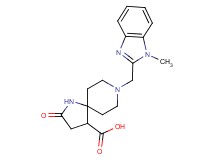 8-[(1-methyl-1H-benzimidazol-2-yl)methyl]-2-oxo-1,8-diazaspiro[4.5]decane-4-carboxylic acid