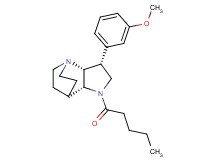 (3R*,3aR*,7aR*)-3-(3-methoxyphenyl)-1-pentanoyloctahydro-4,7-ethanopyrrolo[3,2-b]pyridine