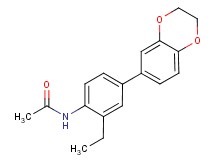 N-[4-(2,3-dihydro-1,4-benzodioxin-6-yl)-2-ethylphenyl]acetamide