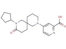 4-(8-cyclopentyl-9-oxo-2,8-diazaspiro[5.5]undec-2-yl)-2-pyridinecarboxylic acid