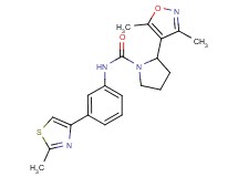 2-(3,5-dimethylisoxazol-4-yl)-N-[3-(2-methyl-1,3-thiazol-4-yl)phenyl]pyrrolidine-1-carboxamide