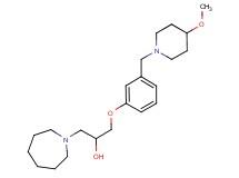 1-azepan-1-yl-3-{3-[(4-methoxypiperidin-1-yl)methyl]phenoxy}propan-2-ol
