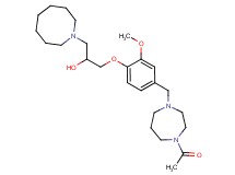 1-{4-[(4-acetyl-1,4-diazepan-1-yl)methyl]-2-methoxyphenoxy}-3-(1-azocanyl)-2-propanol