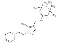 N-({1-[2-(3,6-dihydropyridin-1(2H)-yl)ethyl]-5-methyl-1H-pyrazol-4-yl}methyl)-1,2,2,6,6-pentamethylpiperidin-4-amine