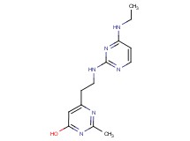 6-(2-{[4-(ethylamino)pyrimidin-2-yl]amino}ethyl)-2-methylpyrimidin-4-ol