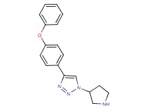 4-(4-phenoxyphenyl)-1-(3-pyrrolidinyl)-1H-1,2,3-triazole hydrochloride