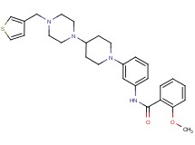 2-methoxy-N-(3-{4-[4-(3-thienylmethyl)-1-piperazinyl]-1-piperidinyl}phenyl)benzamide