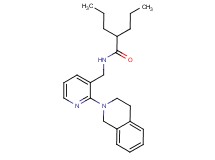 N-{[2-(3,4-dihydroisoquinolin-2(1H)-yl)pyridin-3-yl]methyl}-2-propylpentanamide