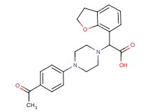 [4-(4-acetylphenyl)piperazin-1-yl](2,3-dihydro-1-benzofuran-7-yl)acetic acid
