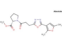 methyl 1-{3-[5-(2,5-dimethyl-3-furyl)-1,3,4-oxadiazol-2-yl]propanoyl}-L-prolinate
