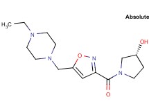 (3R)-1-({5-[(4-ethylpiperazin-1-yl)methyl]isoxazol-3-yl}carbonyl)pyrrolidin-3-ol