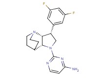 2-[(3R*,3aR*,7aR*)-3-(3,5-difluorophenyl)hexahydro-4,7-ethanopyrrolo[3,2-b]pyridin-1(2H)-yl]pyrimidin-4-amine