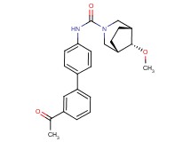 (8-syn)-N-(3'-acetylbiphenyl-4-yl)-8-methoxy-3-azabicyclo[3.2.1]octane-3-carboxamide