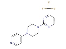 2-(4-pyridin-4-ylpiperazin-1-yl)-4-(trifluoromethyl)pyrimidine