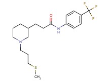 3-{1-[3-(methylthio)propyl]-3-piperidinyl}-N-[4-(trifluoromethyl)phenyl]propanamide