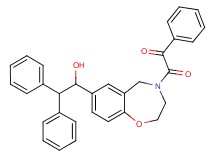 2-[7-(1-hydroxy-2,2-diphenylethyl)-2,3-dihydro-1,4-benzoxazepin-4(5H)-yl]-2-oxo-1-phenylethanone