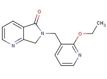 6-[(2-ethoxypyridin-3-yl)methyl]-6,7-dihydro-5H-pyrrolo[3,4-b]pyridin-5-one