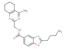2-butyl-N-[(4-methyl-5,6,7,8-tetrahydro-2-quinazolinyl)methyl]-1,3-benzoxazole-5-carboxamide