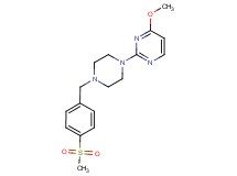 4-methoxy-2-{4-[4-(methylsulfonyl)benzyl]piperazin-1-yl}pyrimidine