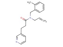 N-allyl-N-(2-methylbenzyl)-3-pyridin-3-ylpropanamide
