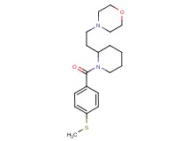 4-(2-{1-[4-(methylthio)benzoyl]-2-piperidinyl}ethyl)morpholine