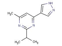 2-isopropyl-4-methyl-6-(1H-pyrazol-4-yl)pyrimidine
