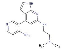 N'-[4-(4-aminopyridin-3-yl)-1H-pyrrolo[2,3-b]pyridin-6-yl]-N,N-dimethylethane-1,2-diamine