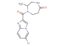 1-[(6-chloroimidazo[1,2-a]pyridin-2-yl)carbonyl]-2-methyl-1,4-diazepan-5-one
