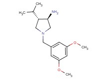 rel-(3R,4S)-1-(3,5-dimethoxybenzyl)-4-isopropyl-3-pyrrolidinamine dihydrochloride