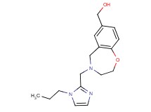 {4-[(1-propyl-1H-imidazol-2-yl)methyl]-2,3,4,5-tetrahydro-1,4-benzoxazepin-7-yl}methanol