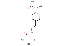 N-{2-[1-(2-amino-1-methyl-2-oxoethyl)-1,2,3,6-tetrahydropyridin-4-yl]ethyl}-2,2-dimethylpropanamide