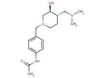 N-[4-({(3S*,4S*)-4-[(dimethylamino)methyl]-3-hydroxypiperidin-1-yl}methyl)phenyl]acetamide